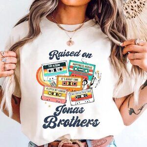 Raised On Jonas Brother Shirt, Joe Jonas shirt, Annivesary Tour 2025 Shirt